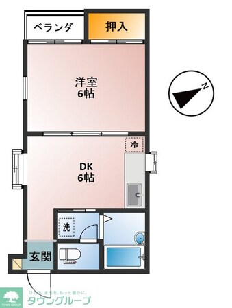 清涼館の物件間取画像